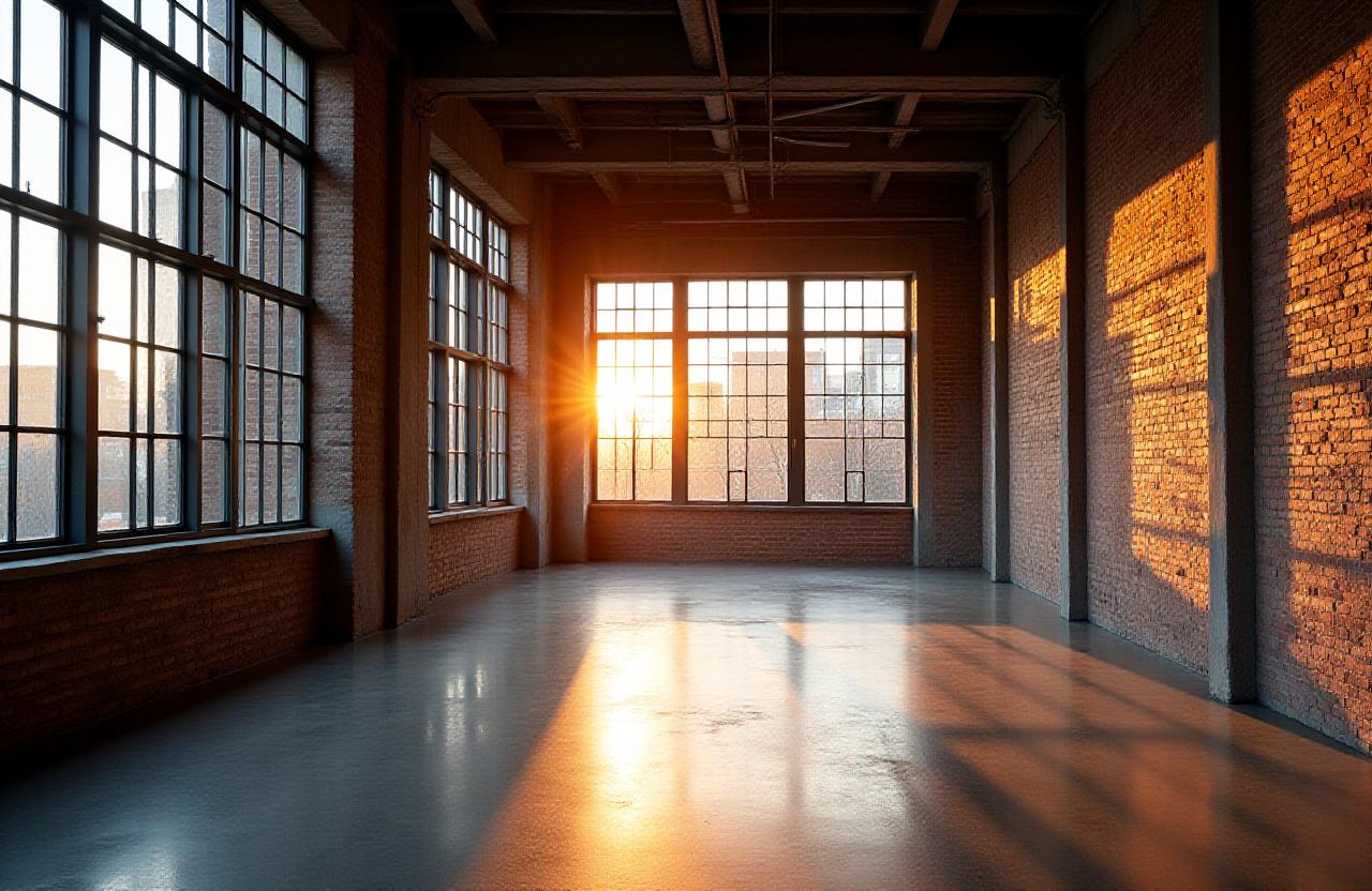 Interno industriale Gearhart Interiors